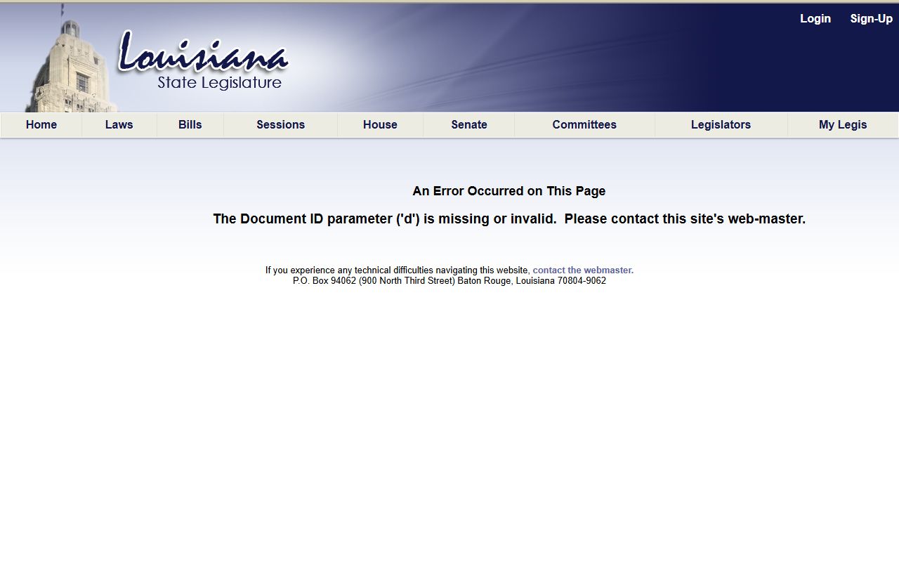 Orleans Parish public records exceptions catalog statute La. R.S. 44:4.1