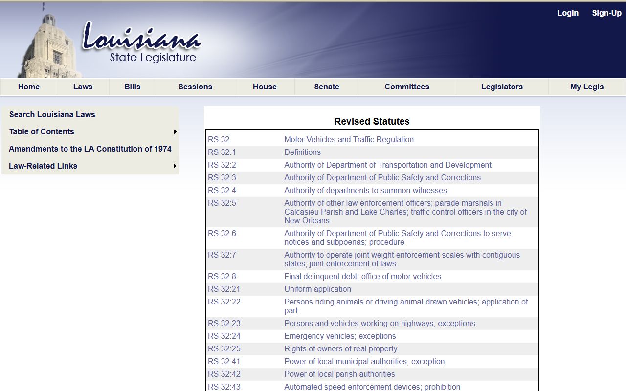 Orleans Parish public records Louisiana Title 44 statute index